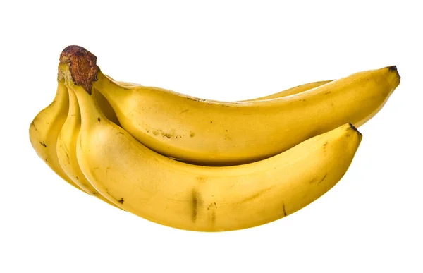 Hromada Banánů Izolovaných Bílém Pozadí — Stock fotografie