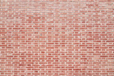 Çatlak kiremitler ve çimentoyla tuğla duvar dokusu. Klasik tuğla duvar yüzey arkaplanı