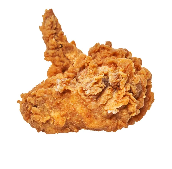 Crispy Fried Chicken Isolated White Background — Stock Photo, Image