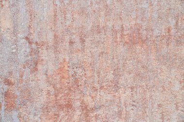 Paslı yüzeyi olan beton duvar dokusu. Klasik çimento yüzey arkaplanı