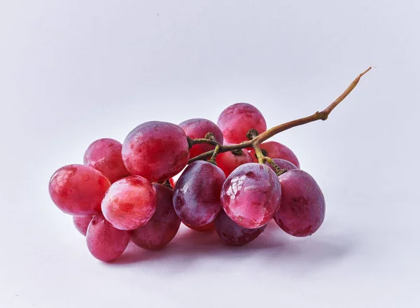 Ramo Uvas Aisladas Sobre Fondo Blanco — Foto de Stock