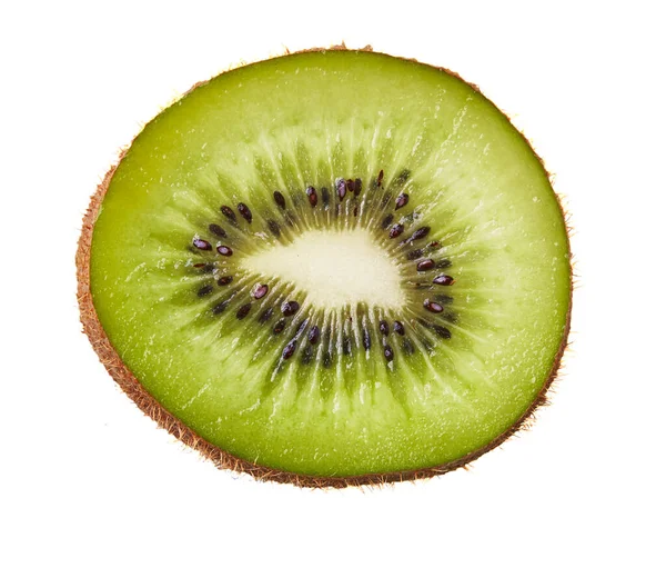 Slice Kiwi Isolated White Background — Stock Photo, Image