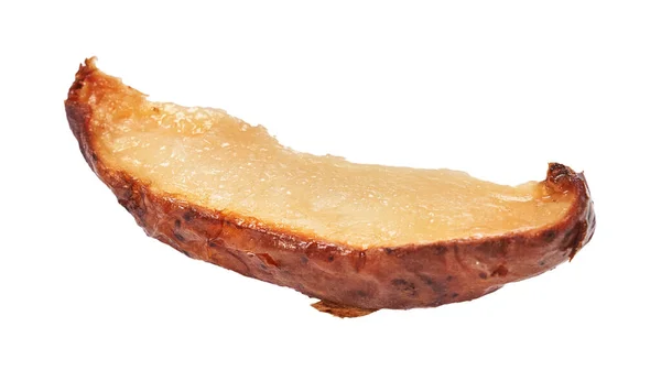 Slice Roasted Potato Isolated White Background — Stock Photo, Image