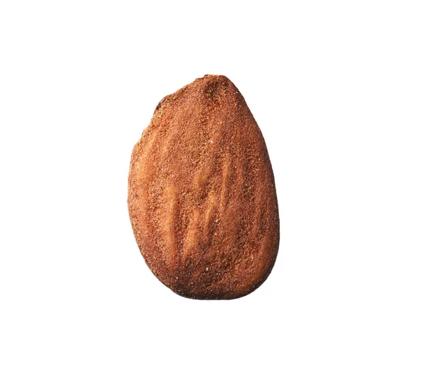 Single Almond Isolated White Background — Stock Photo, Image