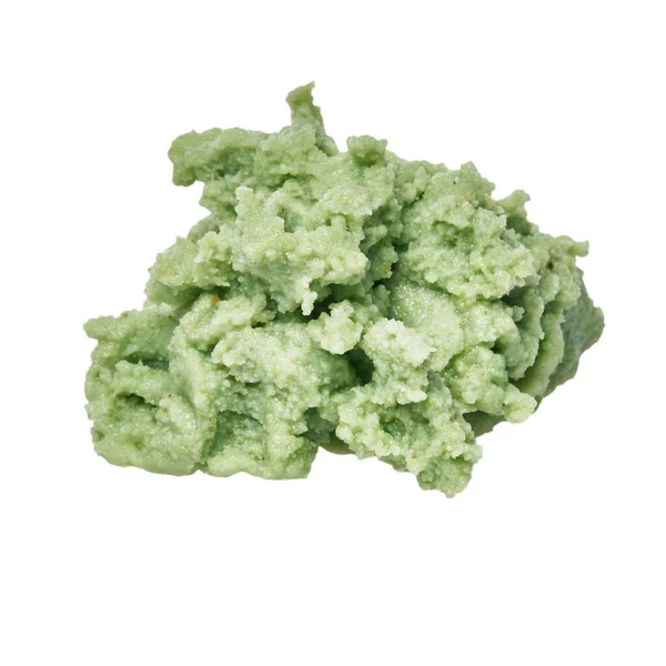 Fűszeres Wasabi Elszigetelt Fehér Alapon — Stock Fotó