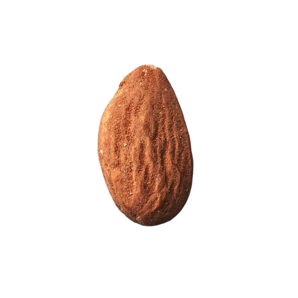 Single Almond Isolated White Background — Stock Photo, Image