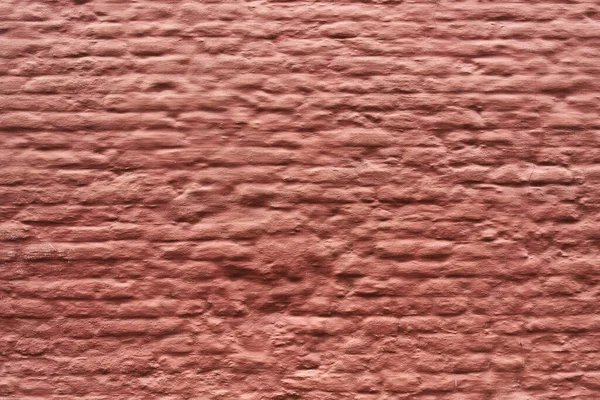 Painted Red Brick Wall Surface Background — Φωτογραφία Αρχείου