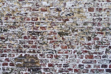 Çürümüş tuğla duvar yüzey arkaplanı 