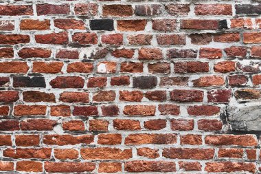  Çürümüş tuğla duvar yüzey arkaplanı 