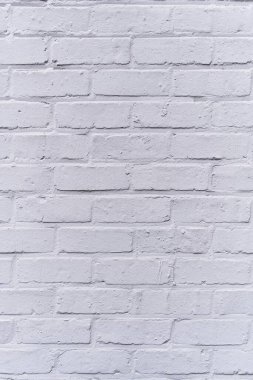  Boyanmış beyaz tuğla duvar yüzey arkaplanı 