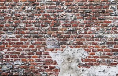  Çürümüş tuğla duvar yüzey arkaplanı 