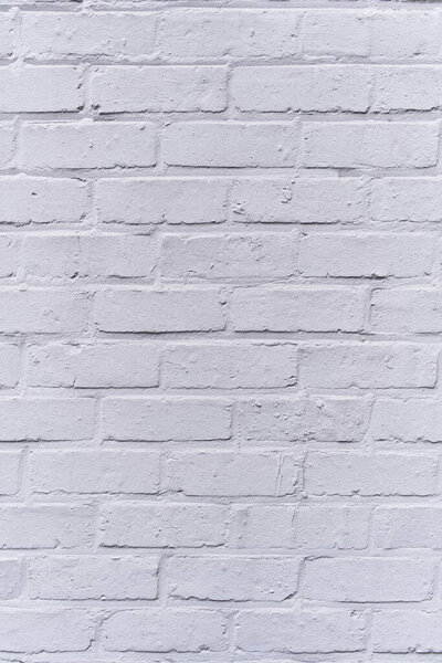  Painted white brick wall surface background 