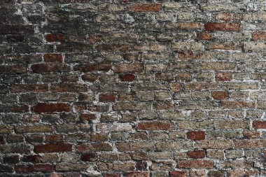  Çürümüş tuğla duvar yüzey arkaplanı 