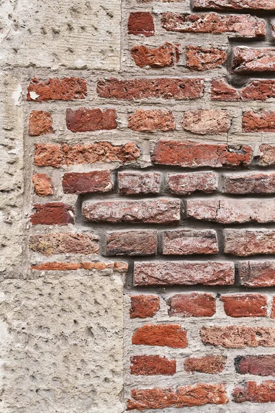 Vintage Baksteen Stenen Muur Oppervlak Achtergrond — Stockfoto