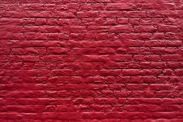 粉刷红砖墙面背景 — 图库照片