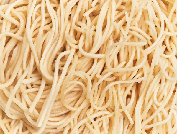Delicious White Italian Spaghetti Texture — Stock Photo, Image