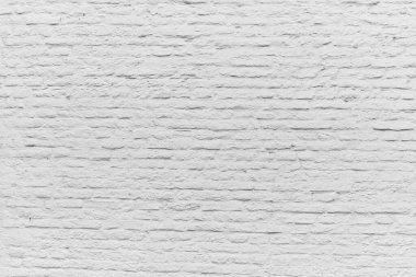  Boyanmış beyaz tuğla duvar yüzey arkaplanı 