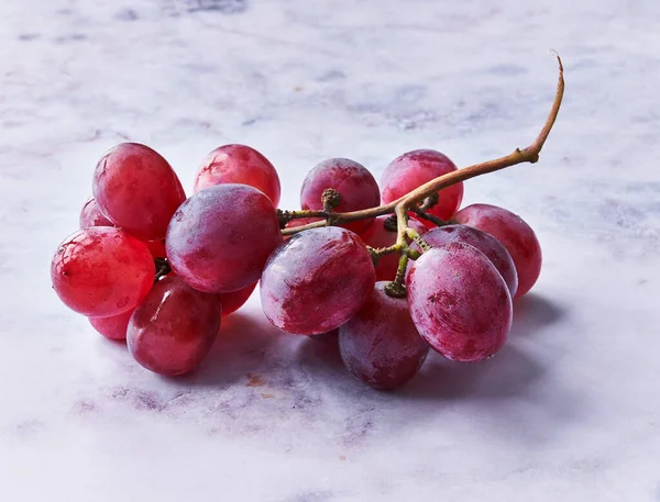 Bunch Grapes Marble Surface — Φωτογραφία Αρχείου