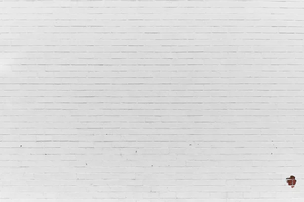 Пофарбований Білий Цегляний Фон Стіни — стокове фото