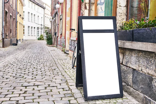 Lege Lege Banner Straat — Stockfoto