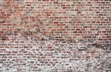  Çürümüş tuğla duvar yüzey arkaplanı 