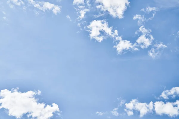 Hermoso Cielo Azul Con Nubes Día Soleado — Foto de Stock