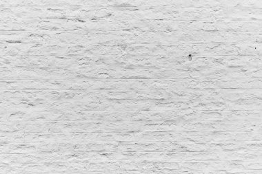  Boyanmış beyaz tuğla duvar yüzey arkaplanı 