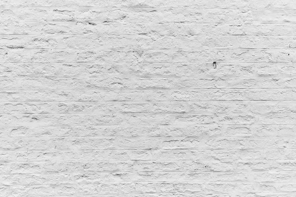 塗装白いレンガの壁の表面の背景 — ストック写真