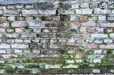  Çürümüş tuğla duvar yüzey arkaplanı 