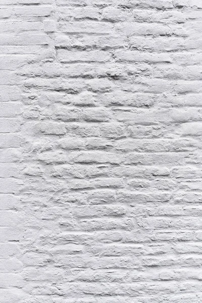 Malované Bílé Cihly Povrch Zdi Pozadí — Stock fotografie