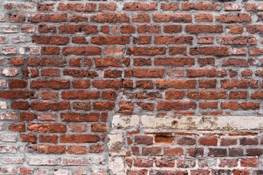  Çürümüş tuğla duvar yüzey arkaplanı 