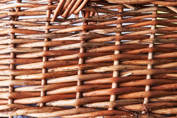 Wicker Rattan Closeup Texture Background — Stock Photo, Image