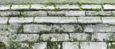  Çürümüş tuğla duvar yüzey arkaplanı 