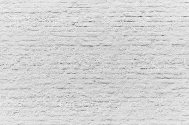  Boyanmış beyaz tuğla duvar yüzey arkaplanı 
