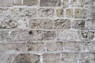  Taş tuğla duvar yüzey arka planı 