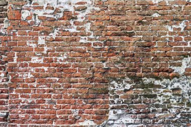 Çürümüş tuğla duvar yüzey arkaplanı 