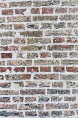  Çürümüş tuğla duvar yüzey arkaplanı 
