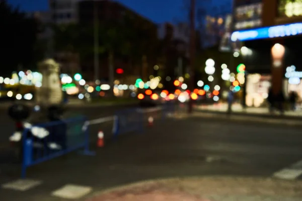 Bild Von Verschwommenem Stadtbild Der Straße — Stockfoto