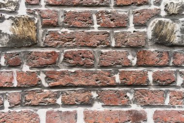  Çürümüş tuğla duvar yüzey arkaplanı 