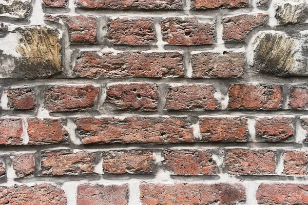 Decay Baksteen Muur Oppervlak Achtergrond — Stockfoto