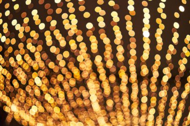  Sokaktaki bulanık ışıkların resmi