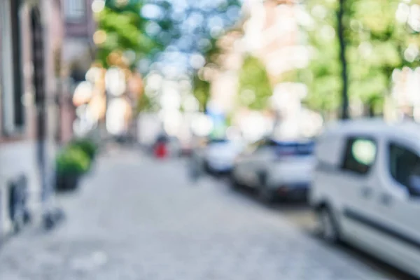 Suddig Bakgrund Street — Stockfoto