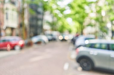 Caddesi'nin arka plan bulanık 