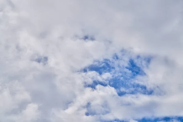 Beatiful Blue Sky Clouds Sunny Day — Stock Photo, Image