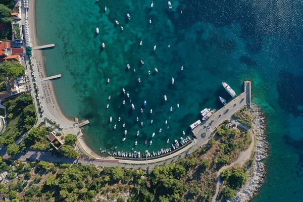 Beautiful Bay Beach Srebreno Dubrovnik — Stock fotografie