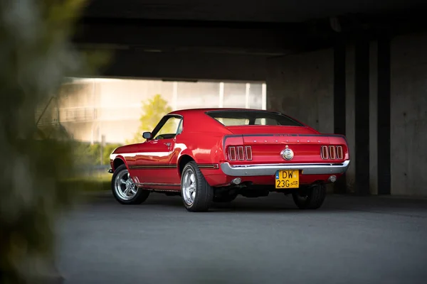 Wroclaw Poland May 2022 Retro Ford Mustang Expensive Beautiful Fast — Stockfoto