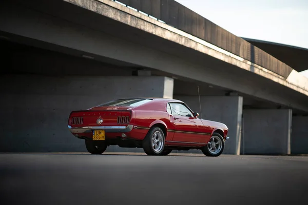 Wroclaw Poland May 2022 Beautiful Classic Ford Mustang Mach One — Zdjęcie stockowe