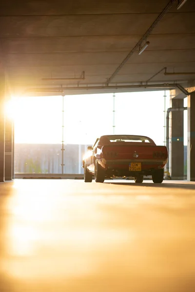 Wroclaw Poland May 2022 Moody Photo American Pony Car Ford — Foto Stock