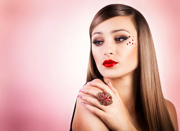 Fashionable beauty Stock Photo