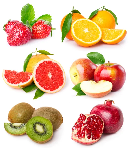 Collection of fresh fruits — Stock Photo, Image